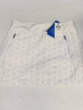 Polo by Ralph Lauren White Eyelet Girls Skort with Pockets